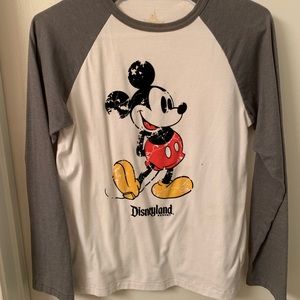 3/4 sleeve Mickey Mouse